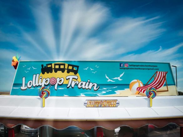 Cleethorpes Road Train Sign and Logo